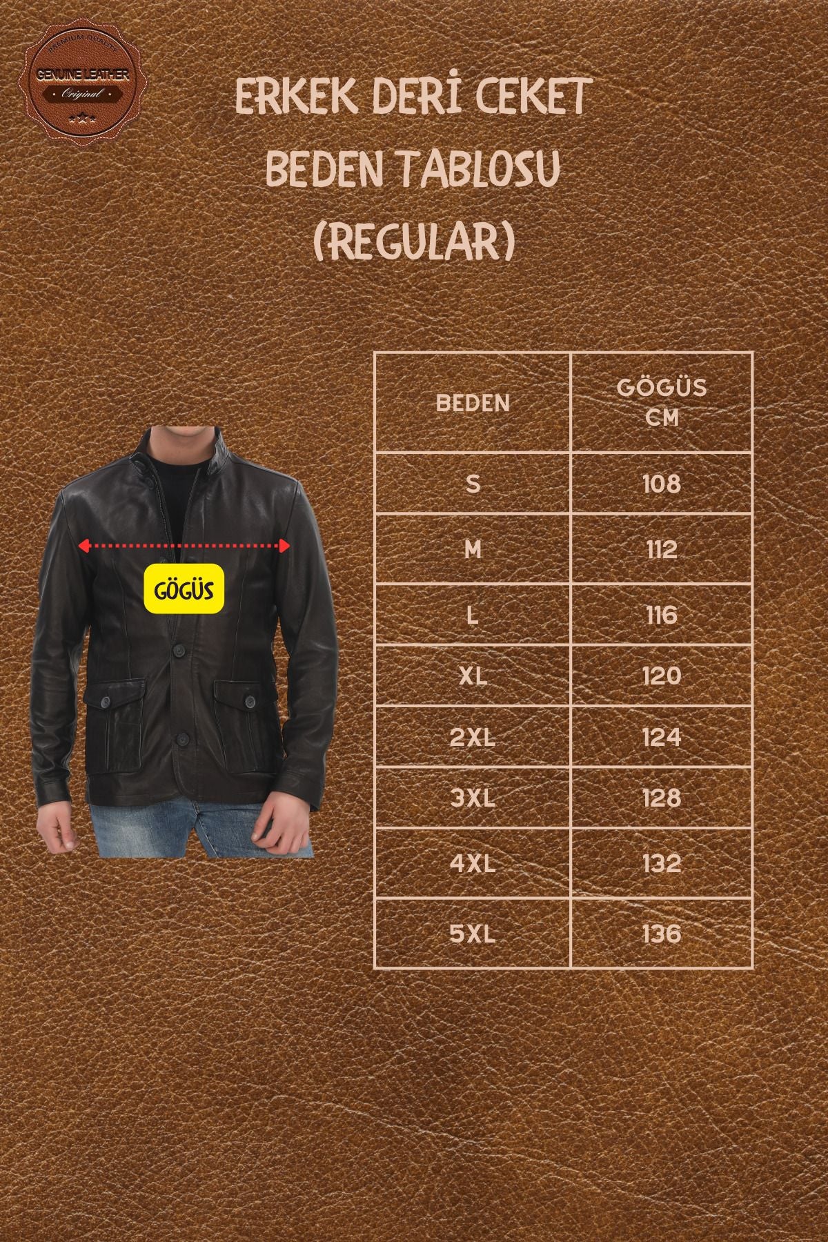 Men's Genuine Lambskin Jacket Classic Collar Brown Buttoned Leather Coat Stylish and Durable Men's Winter Jacket