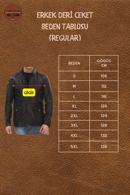 Men's Genuine Lambskin Coat Black Fur Bomber Leather Jacket Winter Warm and Stylish Outerwear