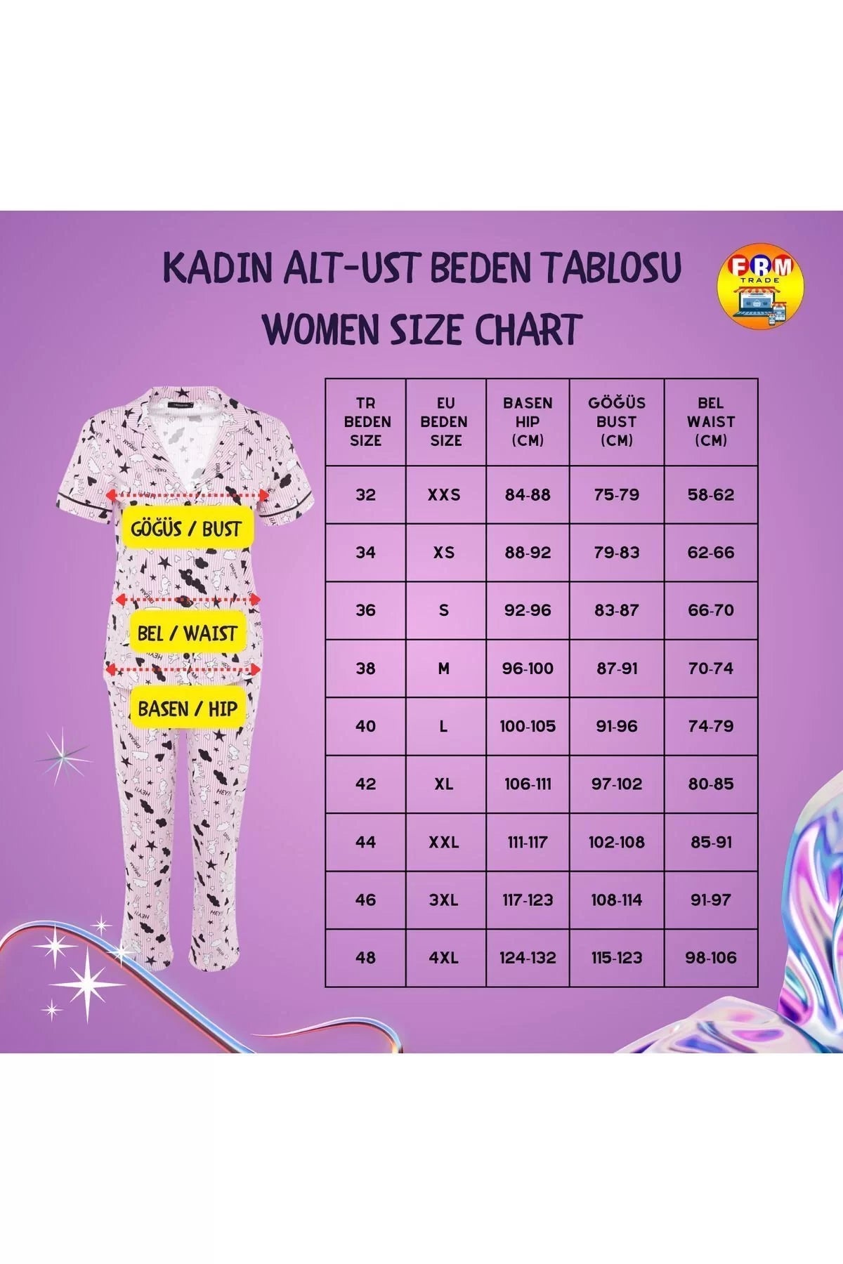 Women's Viscose Shirt Collar Short Sleeve Patterned Tie Detailed Viscose Shirt-Shorts Woven Pajama Set