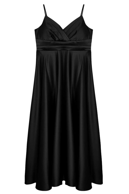 Women Plus Size Maxi Length Fitted Strappy Double Breasted Collar Long Woven Evening Dress Graduation Engagement Dress