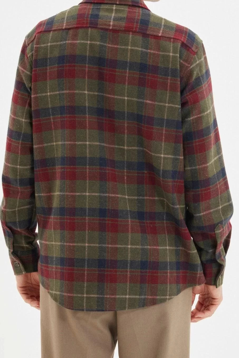 Stylish Plaid Checkered Pattern Shirt Collar Regular Fit Winter Plaid Plaid Lumberjack Shirt